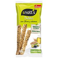 Grefusa snack palitos de oliva y sésamo 60 g