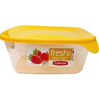 Curver tupper hermético fresh go cuadrado 0,8 l