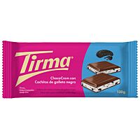 Tirma tableta de chocolate choco-cream galleta negra 130 g