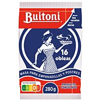 Buitoni masas obleas para empanadillas y postres 280 g