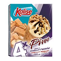 Kalise Pivot helado sabor vainilla y turrón 4 x 70 g