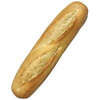 Pan blanco media barra 120 g