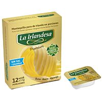 La Irlandesa mantequilla sin sal 12 x 10 g