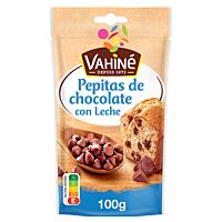 Vahiné pepitas chocolate con leche 100 g