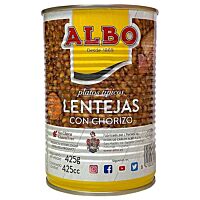 Albo lentejas con chorizo 425 g