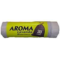 Aroma lavanda bolsa basura autocierre 30 l