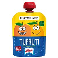 Libby´s Tufruti pouch de melocotón y mango 90 g