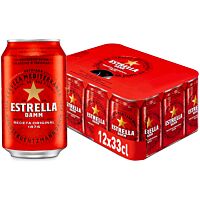 Estrella Damm cerveza 12 x 33 cl