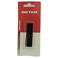 Beter horquillas invisibles negro 60 mm 12 ud