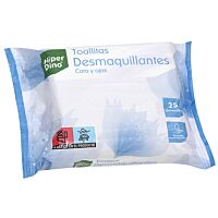 HiperDino toallitas desmaquillantes 25 uds.