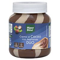 HiperDino crema de cacao 2 sabores 400 g