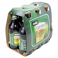 HiperDino cerveza 6 x 25 cl