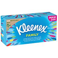 Kleenex pañuelos faciales familiar 128 ud