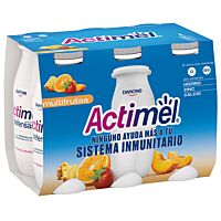 Danone Actimel de multifrutas pack 6x100 g