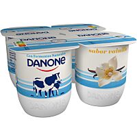 Danone sabor vainilla 4 x 120 g