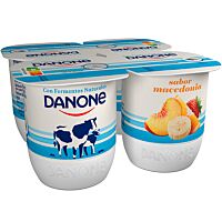 Danone sabor macedonia 4 x 120 g