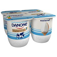 Danone yogur sabor natural 4 x 120 g