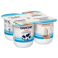 Danone sabor natural azúcarado 4 x 120 g