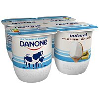 Danone sabor natural azúcarado 4 x 120 g