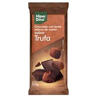 HiperDino chocolate relleno de trufa 100 g