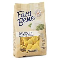 Fatti bene ravioli ricota y espinacas 250 g
