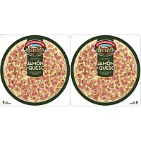 Casa Tarradellas pizza jamón y queso 2 x 220 g