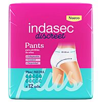 Indasec Discreet Pant Plus talla M 12 uds
