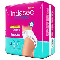 Indasec pant plus mediana 12 ud