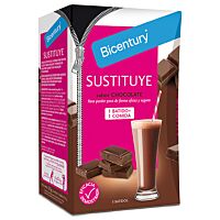 Bicentury batido en polvo de chocolate sustitutivo de comida 225 g