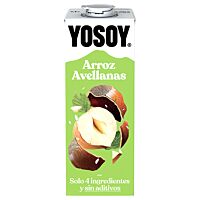 Yosoy bebida de arroz y avellanas sin azúcares 1 l