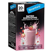 Bicentury batido en polvo de yogur y fresa sustitutivo de comida 225 g