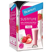 Bicentury batido en polvo de yogur y fresa sustitutivo de comida 225 g