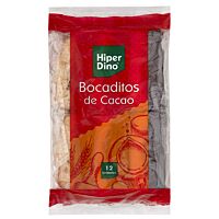 HiperDino bocaditos de cacao 330 g