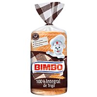 Bimbo pan demolde 100 % integral 460 g