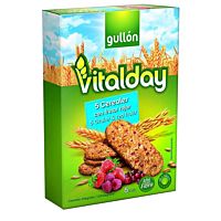 Gullón Vitalday galletas integrales de 5 cereales y frutos rojos 240 g