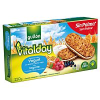 Gullón Vitalday galletas rellenas de yogur 220 g