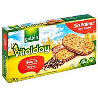 Gullón Vitalday galletas rellenas de avellanas 220 g