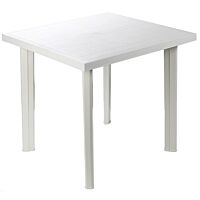Progarden mesa cuadrada fiocco blanca 80 x 75 x 72 cm