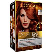 L'Oréal excellence tinte intense rubio cobrizo dorado 7.43