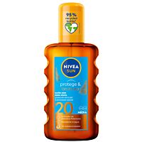 Nivea Sun protege y broncea aceite solarspray SPF20 200 ml