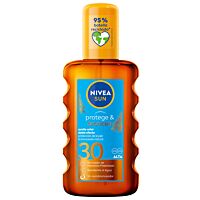 Nivea Sun protege y broncea aceite solar spray SPF30 200 ml