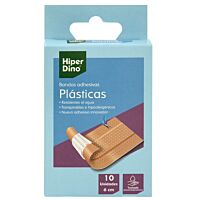 HiperDino banda plástica 10 x 6 cm 10 ud