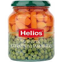 Helios guisantes con zanahorias 340 g