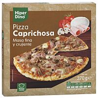 HiperDino pizza caprichosa masa fina 370 g