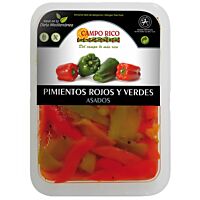 Campo Rico pimiento rojo y verde asado en tiras 1 kg
