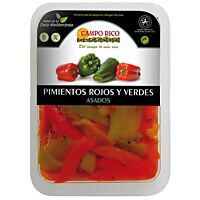 Campo Rico pimiento rojo-verde asado en tiras 1 kg