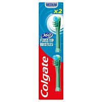 Colgate cepillo de dientes de batería 360 Floss Tip Bristles 5X medio