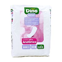 HiperDino compresas anatomicas celulosa 20 ud