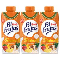 Pascual Bifrutas zumo con leche tropical 3 x 33 cl