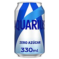 Aquarius bebida isotónica de limón zero 33 cl